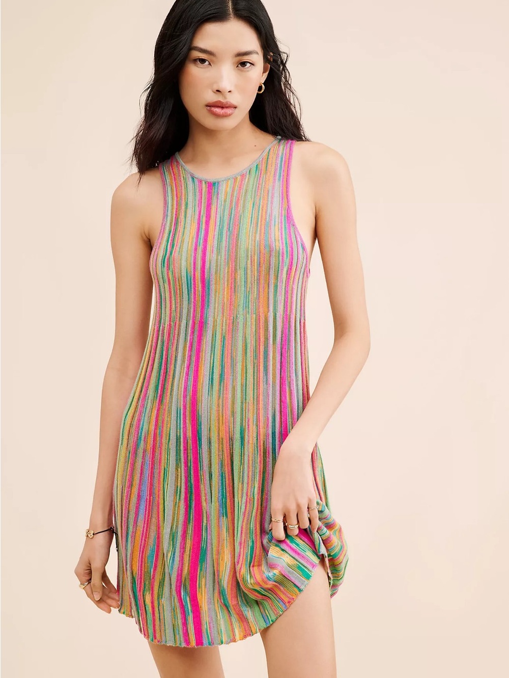 Anthropologie Cheap Shot Sweater Multicolored Mini Dress
